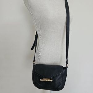 Aimee Kestenberg Pebbled leather crossbody with Gold Hardware